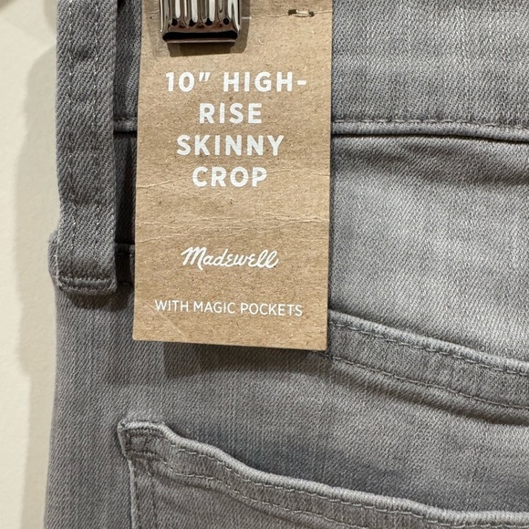 BNWT Madewell High Rise Skinny Crop Jeans $138 size 25 - Picture 7 of 11
